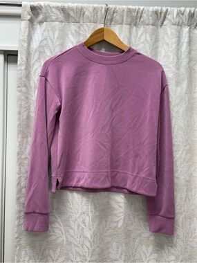Athleta Mauve Crewneck Pullover Sweatshirt